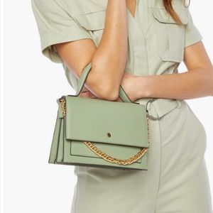 New sage crossbody bag